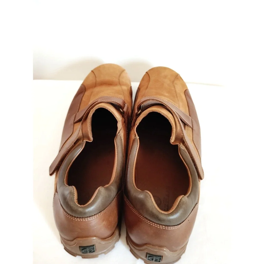 Cole Haan Men 14 Air Colton Brown Leather Suede Strap Oxford Old Money Shoes**
